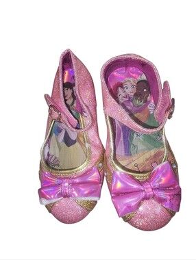 Pink Glitter Princess Bow Mary Jane Shoes